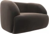 121942 Кресло Лига-041 (Коричневый/Велюр) Лига Диванов арт.121942