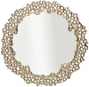 69-218455 Зеркало "Соты" рама металлич. цвет зол. d.89,5*2.5см Garda Decor арт.69-218455