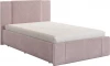 KM1.2-24.2172 Каркас кровати Хлоя 120х200 см Mebelson (ЛДСП,Ткань,Велюр/Светло-розовый) арт.KM1.2-24.2172