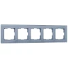 W0051115 Рамка на 5 постов (серый,стекло) W0051115 (a050967)