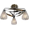405-03-53CAB chrome + antique brass Потолочная люстра N-Light 405 405-03-53CAB chrome + antique brass