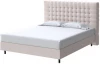 2026808 PROxSON Кровать Tallinn Boxspring Standart (Ткань: Рогожка Тетра Бежевый) 80x200