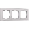 W0031117 Рамка на 3 поста Favorit (дымчатый,стекло) Werkel W0031117 (a050896)