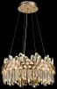 WE104.01.303 Подвесная люстра большая Wertmark Debora WE104.01.303 (LED, 220V, хрусталь, пульт управления, на тросе, круглые)