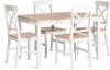 21335 Обеденный комплект Хадсон (стол + 4 стула)/ Hudson Dining Set (mod.0103) (МДФ /Белый )