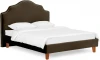 663240 Кровать Queen II Victoria L 1600 ОГОГО (арт.663240), (Ткань/Коричневый)