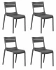 LMZL-PP902-N_P_GR-04 Набор 4 шт стул обеденный DOBRIN TIM (темно-серый (GR-04))