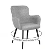 00-00077439 Стул DikLine 503 поворотный NS10 GREY, ножки черные 00-00077439 00-00077439