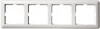 KD-4-18 Рамка на 4 поста (белый) Systeme Electric KD-4-18