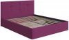 2028847 PROxSON Кровать Mono с бельевым ящиком (Ткань: Рогожка Savana Berry (фиолетовый)) 90x200