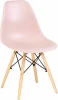 638PP-LMZL DSW, цвет сиденья светло-розовый (PK-02), цвет основания светлый бук Стул обеденный DSW (ножки светлый бук, цвет светло-розовый (PK-02))
