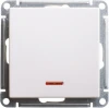 VS610-157-1-86 Выключатель встраиваемый одноклавишный с подсветкой (белый) Systeme Electric W59 VS610-157-1-86