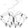 401/8-LEDChrome Подвесная люстра IDLamp Milada 401/8-LEDChrome