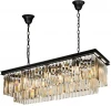 6118-1000 BK Подвесная люстра каскадная iLamp Triumph 6118-1000 BK (220V, хрусталь, на цепи)