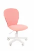 CHAIRMAN KIDS 105 белый пластик TW Кресло Chairman Kids 105 Россия ткань TW розовая