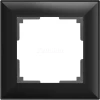 WL14-Frame-01 BK Рамка на 1 пост Werkel Fiore, черный