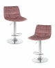 LM-5017-N_CH-M_V-MJ9-32 Набор 2 шт стул барный DOBRIN TAILOR (пудрово-розовый велюр (MJ9-32))