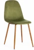 19610 Стул BREEZE (mod. 4724) / 1 шт. в упаковке (Вельвет,Металл /Зеленый )