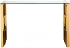 47ED-08201 47ED-08201 Консоль прозр.стекло/золото 120*40*78см Garda Decor