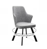 00-00084759 Стул DikLine 235 поворотный, NS10 GREY, ножки черные 00-00084759