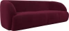 122196 Диван прямой Лига-041 (Бордовый/Микровельвет) Лига Диванов арт.122196