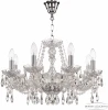 116/8/195 Ni Подвесная люстра Bohemia 116 116/8/195 Ni (220V, подвески, на цепи, подсвечник, свеча)