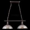 71017/2P ANTIQUE GRAY Люстра подвесная Natali Kovaltseva Industrial, 2 плафон, коричневый с серебром