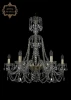 11.11.6.240.XL-74.Gd.Sp Подвесная люстра Art Classic 11.11 11.11.6.240.XL-74.Gd.Sp (220V, хрусталь, на цепи, подсвечник, свеча)