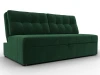 134919 Диван прямой Лига-107 (160) (ЛДСП,Брус,Фанера,Велюр/Зеленый) Лига Диванов 134919