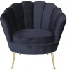 87YY-1907 BLK Кресло Garda Decor 87YY-1907 BLK (Золото/Черный)