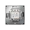 GAL000719S Выключатель жалюзи двухклавишный (грифель) Systeme Electric GAL000719S
