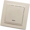 39228 Выключатель одноклавишный с подсветкой (слоновая кость) Stekker Эрна 39228