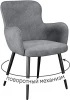 00-00076327 Стул DikLine 503 поворотный SB6 св.сер, ножки черные арт.00-00076327