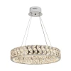 ML.335.600 CR Подвесная люстра светодиодная хрустальная с пультом с регулировкой цветовой температуры Modelux ML.335.600 CR