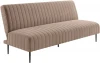 0000004241100000036181 Baccara диван-кровать трехместный прямой без подлокотников, бархат бежевый 05 Top Concept арт.14472