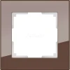 WL01-Frame-01 Рамка на 1 пост Werkel Favorit, мокко