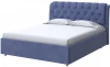 2018149 PROxSON Кровать Chester (Ткань: Велюр Casa Сапфировый) 140x200
