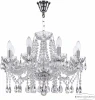5413/8/200 Ni Clear/M-1H Подвесная люстра Bohemia 5413 5413/8/200 Ni Clear/M-1H (220V, подвески, на цепи)
