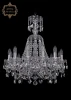 11.25.12.200.XL-68.Cr.Sp Подвесная люстра Art Classic 11.25 11.25.12.200.XL-68.Cr.Sp (220V, хрусталь, на цепи, подсвечник, свеча)