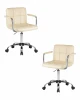 LM-9400-N_CH-M_EL-cream Набор 2 шт офисное кресло для персонала DOBRIN TERRY (кремовый)