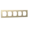 W0051711 Рамка на 5 постов (шампань алюминий) W0051711 (a052316)
