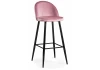 15123 Барный стул dodo 1 pink with edging / black