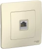 BLNIS045002 Розетка встраиваемая Ethernet RJ-45 (молочный) Systeme Electric Blanca BLNIS045002