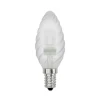 HCL-28/FR/E14 candle twisted Лампочка галогенная свеча прозрачная E14 28W Uniel HCL-28/FR/E14 candle twisted