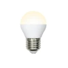 LED-G45-7W/WW/E27/FR/NR картон Лампочка светодиодная шар белая E27 7W 3000K Volpe LED-G45-7W/WW/E27/FR/NR