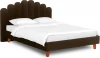 577087 Кровать Queen II Sharlotta L 1600 ОГОГО (арт.577087), (Ткань/Коричневый)