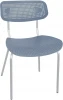 6231798816 Стул SHT-S85М синий морена 1604559-е/хром лак Sheffilton 6231798816
