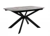 00-00080685 Стол DikLine BK140 Керамика Italian Grey (глянец серый)/подстолье черное/опоры черные 00-00080685