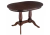 406083 Обеденный стол из дерева Woodville Кантри 120 орех с коричневой патиной 406083