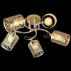 01322-0.3-05 MATT GOLD+CR Потолочная люстра на штанге Reluce 01322-0.3-05 MATT GOLD+CR (220V)